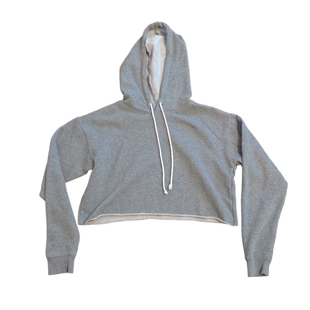 Wild Fable cut off gray hoodie size small S